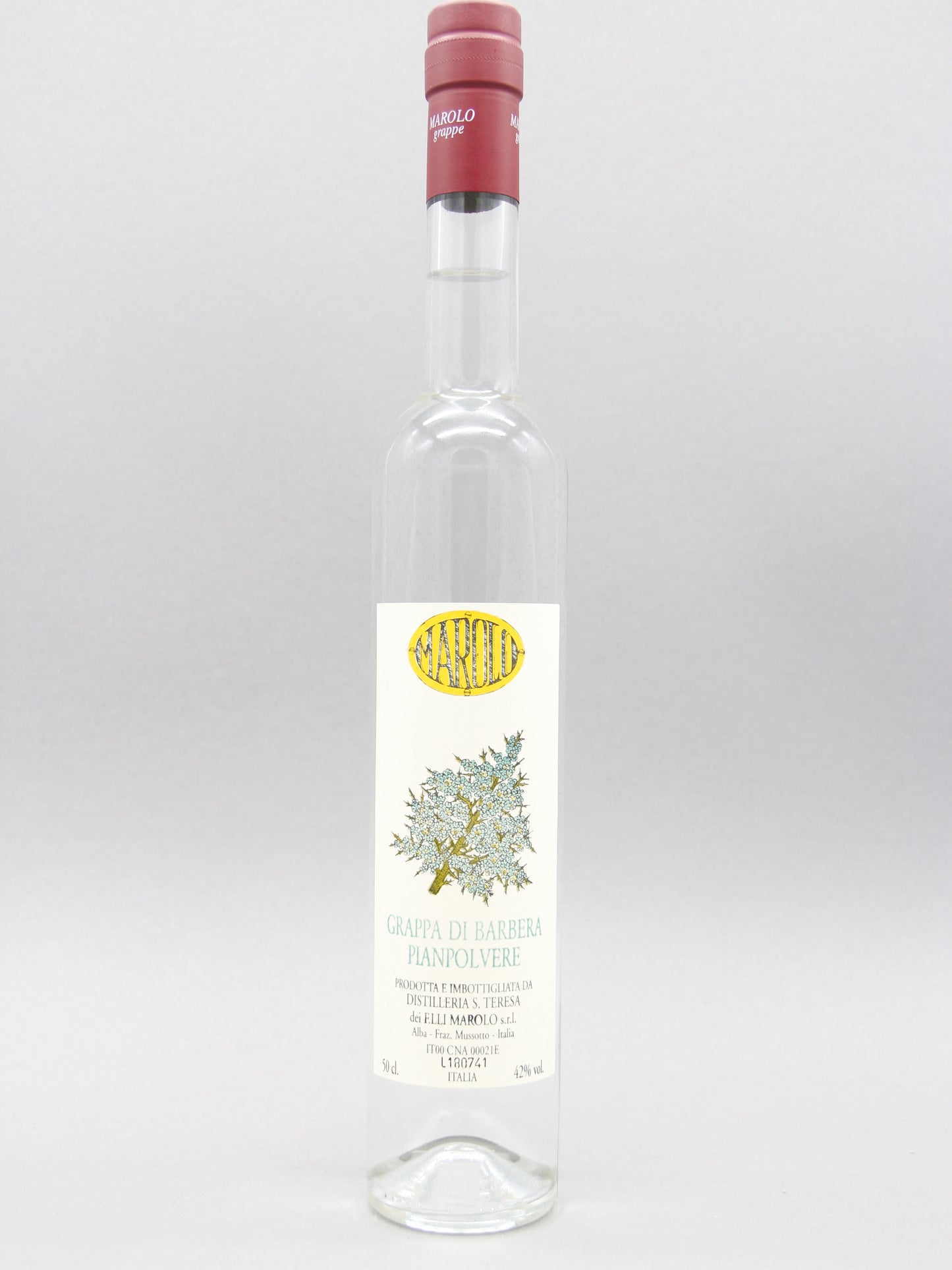 Grappa Marolo di Barbera Pianpolvere (42%, 50cl)