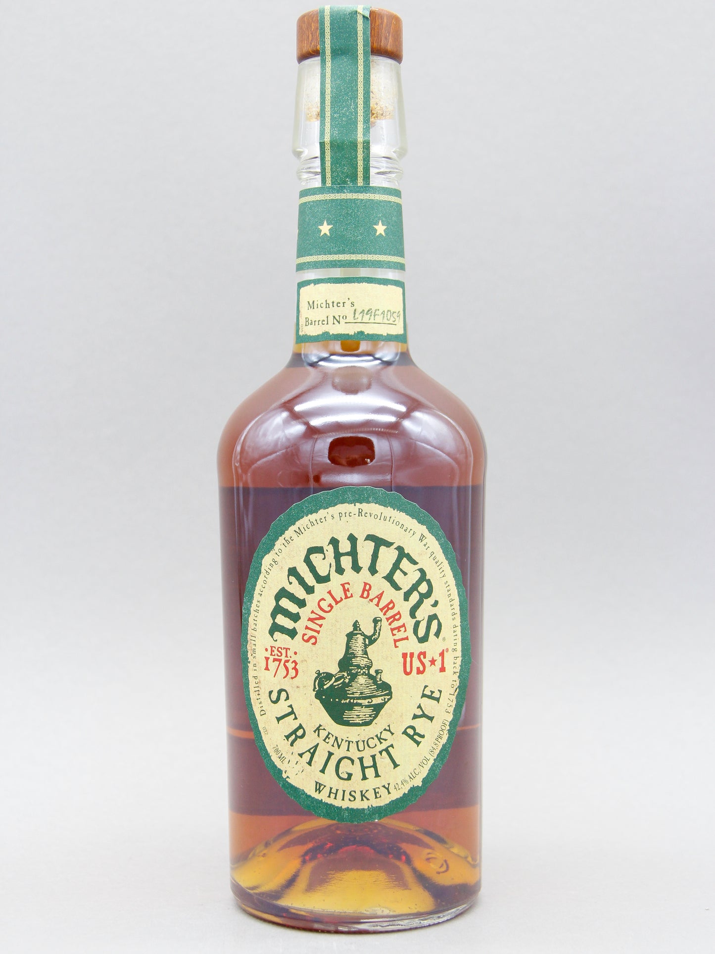 Michter's Single Barrel, Kentucky Straight Rye, (42.4%, 70cl)