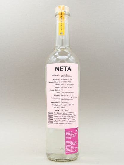 Neta, Espadin Capón, Destilado De 100% Agave, Miahuatlán Oaxaca 2020 (49.5%, 70cl)