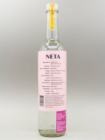 Neta, Cuixe Verde, Destilado De 100% Agave, Miahuatlán Oaxaca 2022 (45%, 70cl)