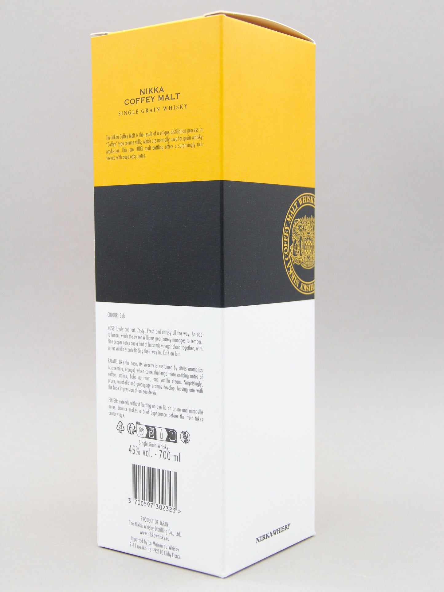 Nikka Whisky Coffey Malt, Japan (45%, 70cl)