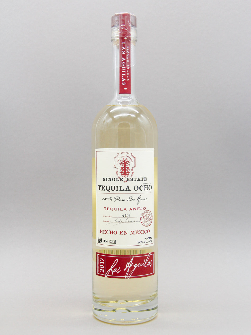 Ocho Añejo, 100% Puro De Agave, Single Estate (40%, 70cl)