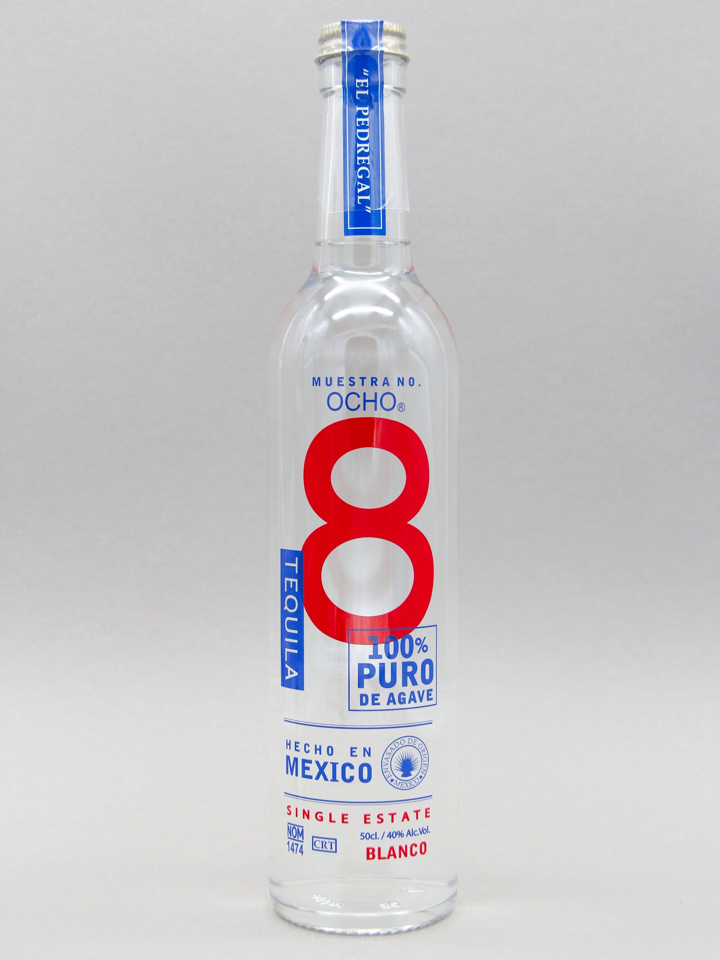 Ocho Blanco Tequila, 100% Puro De Agave (40%, 50cl)