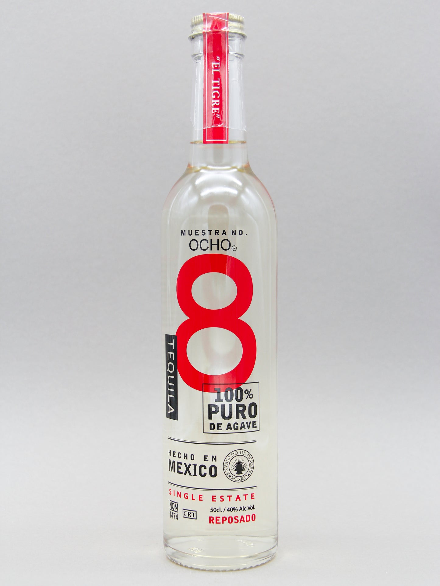 Ocho Reposado Tequila, 100% de Agave (40%, 50cl)