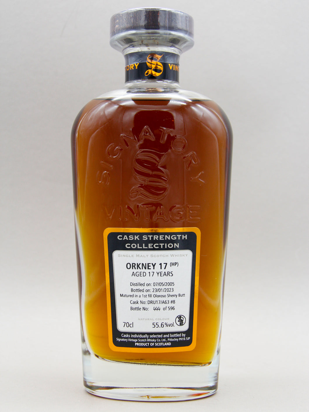 Orkney 17 (HP) 2005-2023, Aged 17 Years, Signatory Vintage, Highland Single Malt Scotch Whisky (55.6%, 70cl)