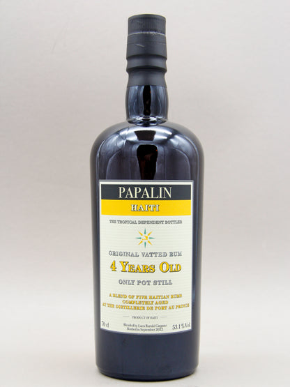 Papalin, Haiti, Original Vatted Rum, 2022, 4 Years Old (53.1%, 70cl)