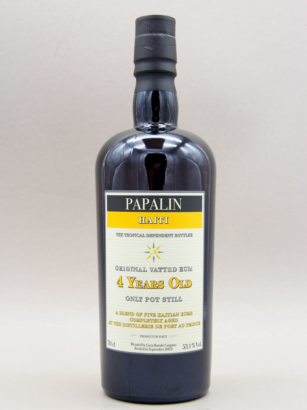 Papalin, Haiti, Original Vatted Rum, 2022, 4 Years Old (53.1%, 70cl)