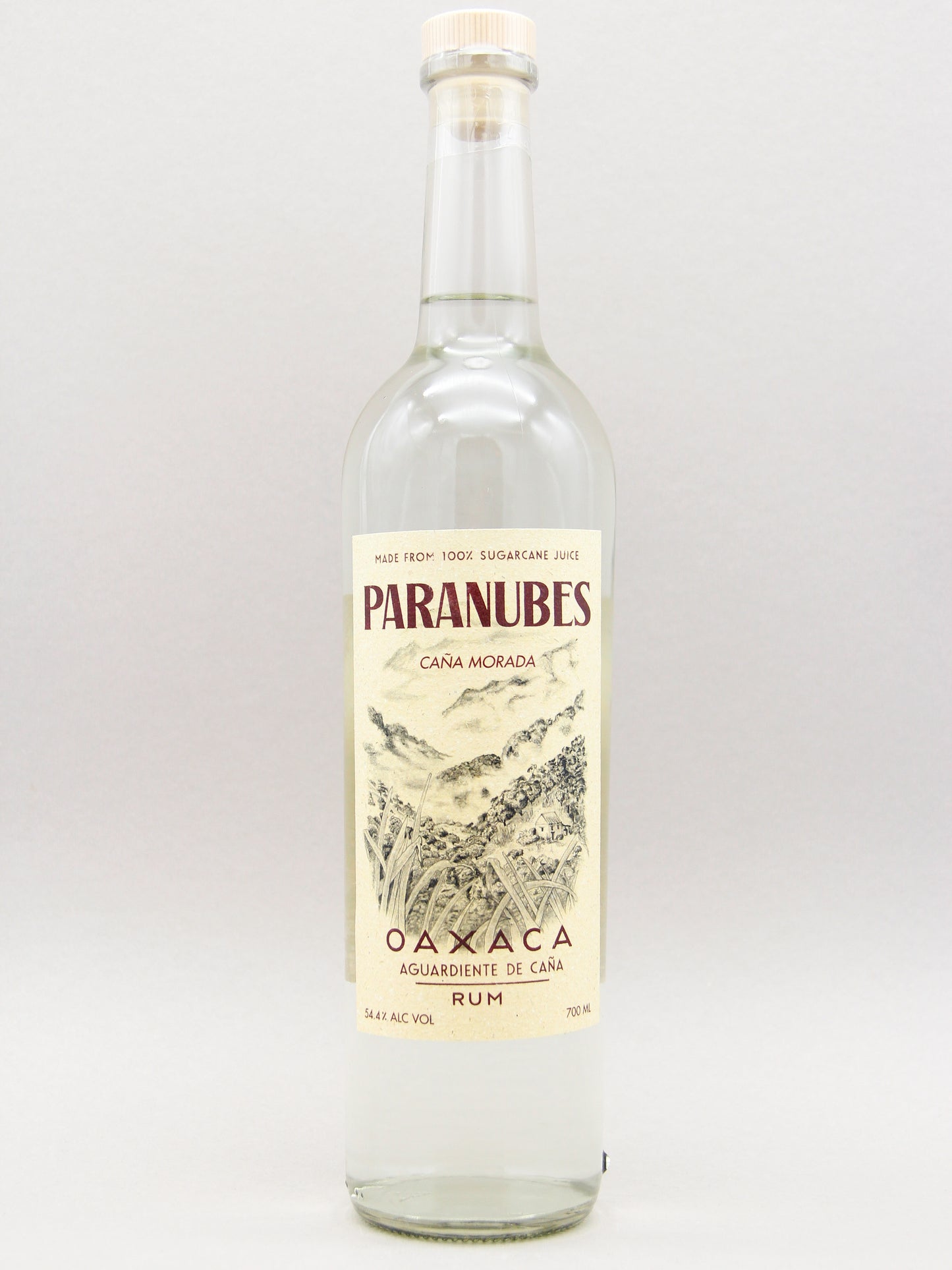 Paranubes Caña Morada Rum, Aguardiente De Caña, Oaxaca, Mexico (54.4%, 70cl)