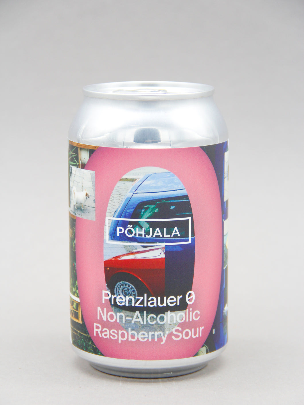 Põhjala: Prenzlauer 0, Non-Alcoholic Raspberry Sour (0.5%, 33cl CAN)