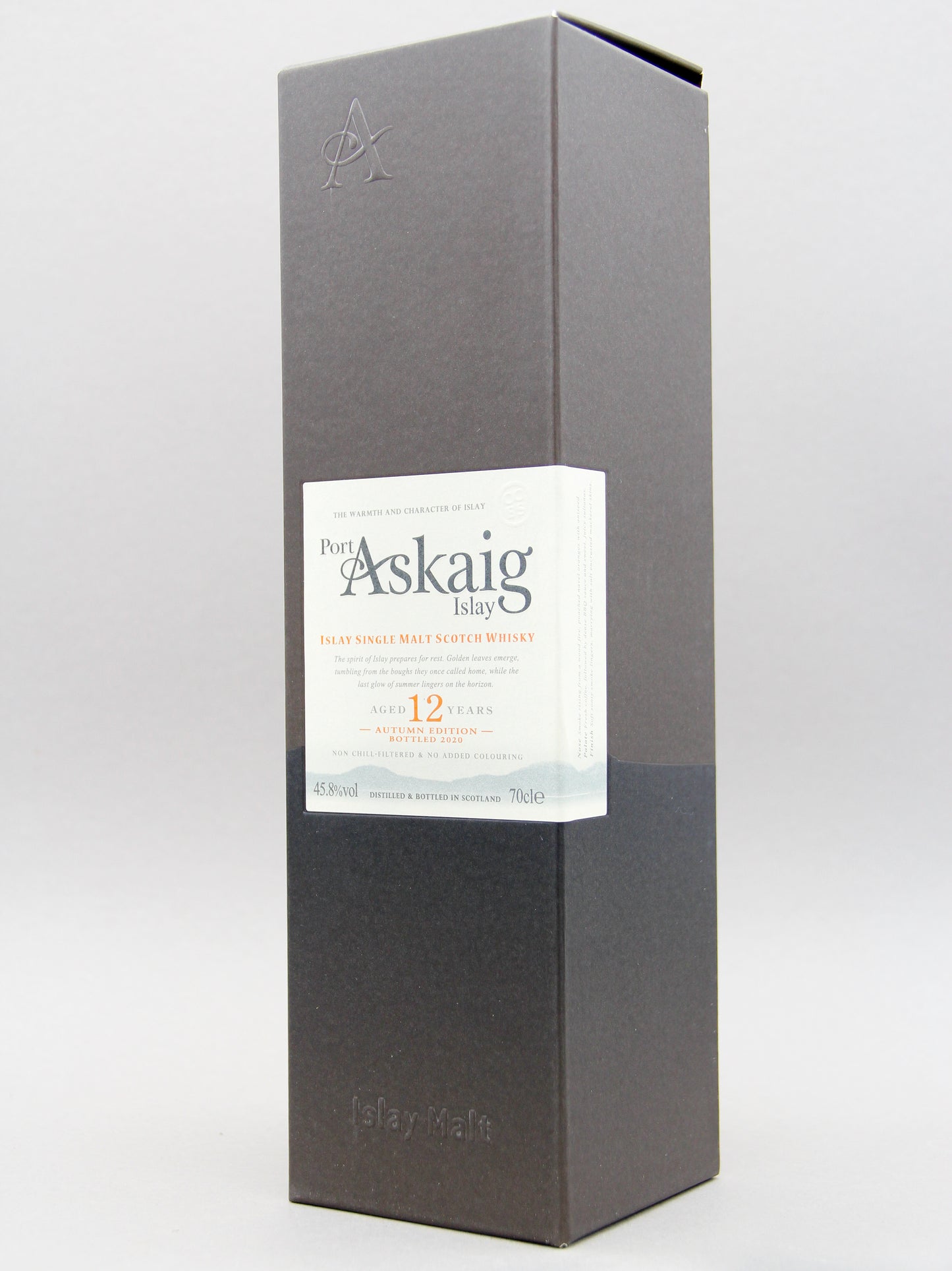 Port Askaig 12 Year Old, Autumn Edition, Islay Single Malt Scotch Whisky (45.8%, 70cl)