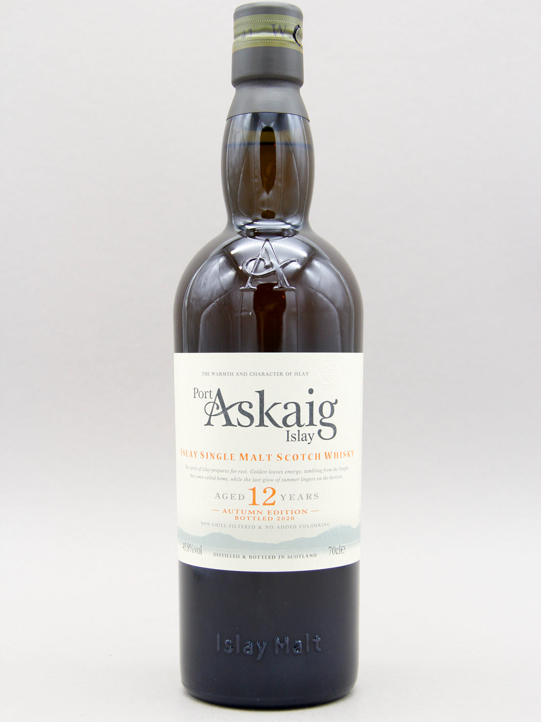 Port Askaig 12 Year Old, Autumn Edition, Islay Single Malt Scotch Whisky (45.8%, 70cl)