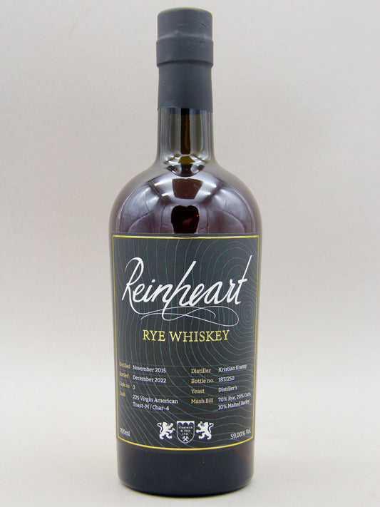 Reinheart, Rye Whiskey, 7 year old, Cask#3, Germany-Denmark (59.0%, 70cl)