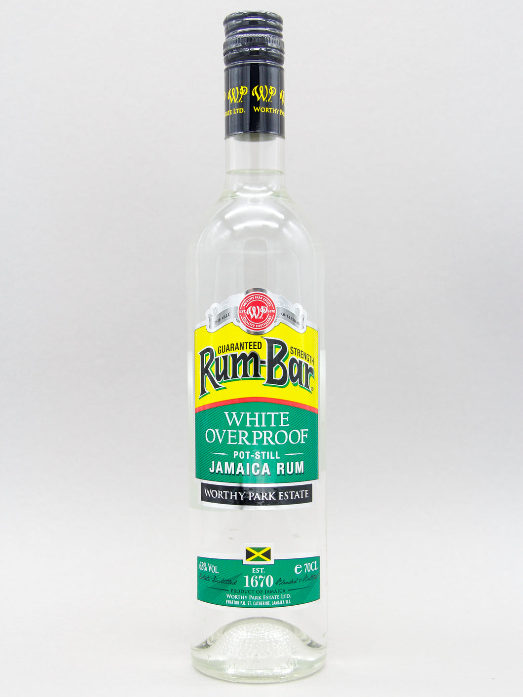 Worthy Park, Rum-Bar Overproof, Jamaica Rum (63%, 70cl)