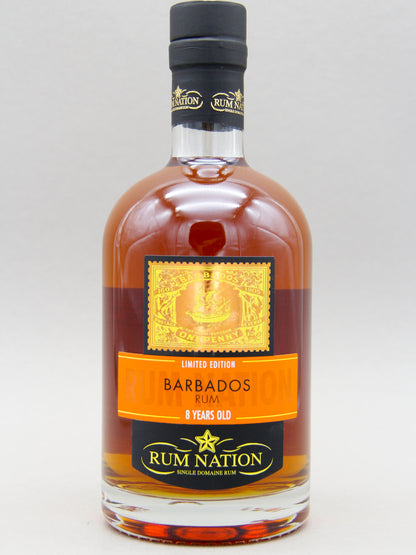 Rum Nation, Barbados, 8 Years, 2019 Release (40%, 70cl)