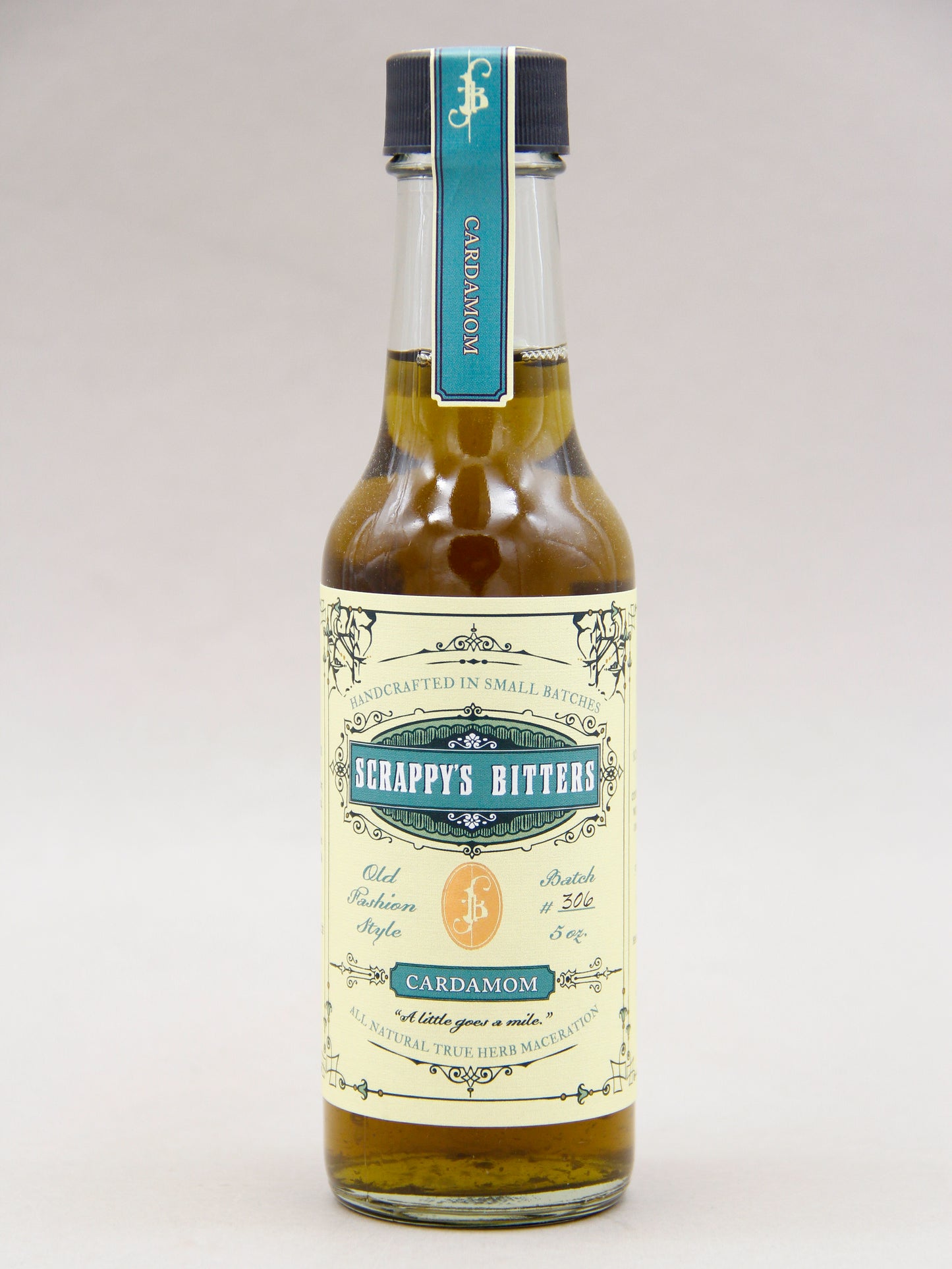 Scrappy's Bitters, Cardamom (52%, 5oz)