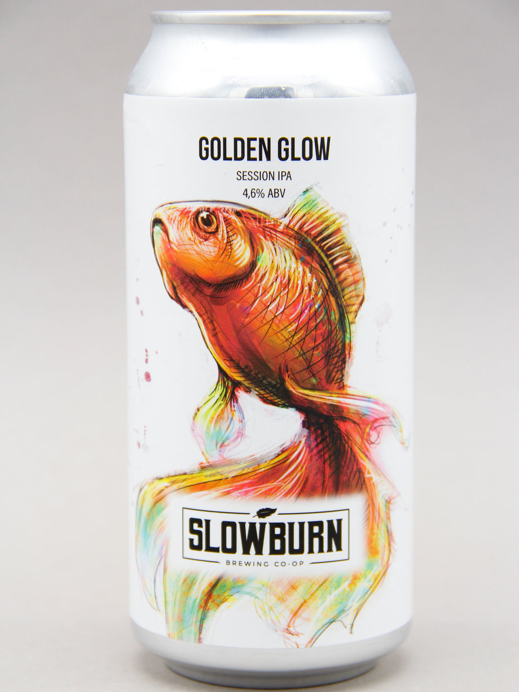 Slowburn: Golden Glow, Session IPA (4,6%, 44cl CAN)