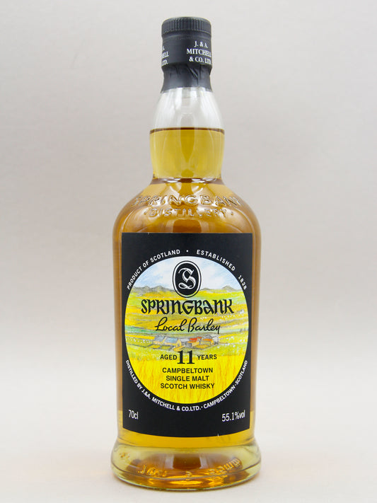 Springbank 11 Years Local Barley, May 2011 - December 2022, Campbeltown Single Malt, Scotch Whisky (55.1%, 70cl)