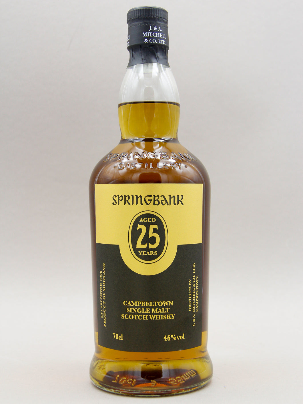 Springbank 25 Years, February 2023, Campbeltown Single Malt Scotch Whisky (46%, 70cl)