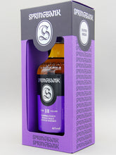 Load image into Gallery viewer, Springbank 18 Years, August 2022, Campbeltown Single Malt Scotch Whisky (46%, 70cl)
