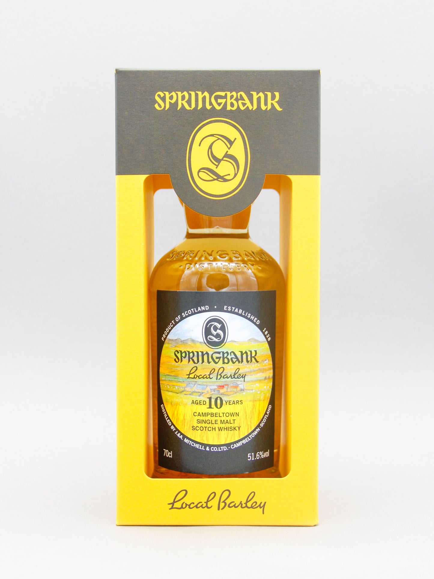 Springbank 10 Years Local Barley, March 2022, Campbeltown Single Malt, Scotch Whisky (51.6%, 70cl)