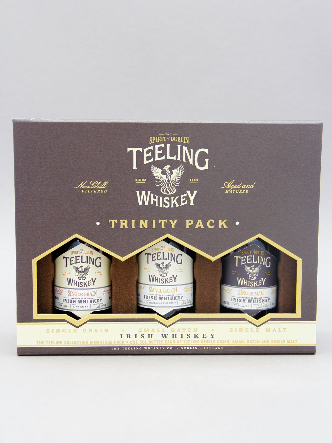 Teeling Irish Whiskey, Trinity Gift Pack (46%, 3x5cl)