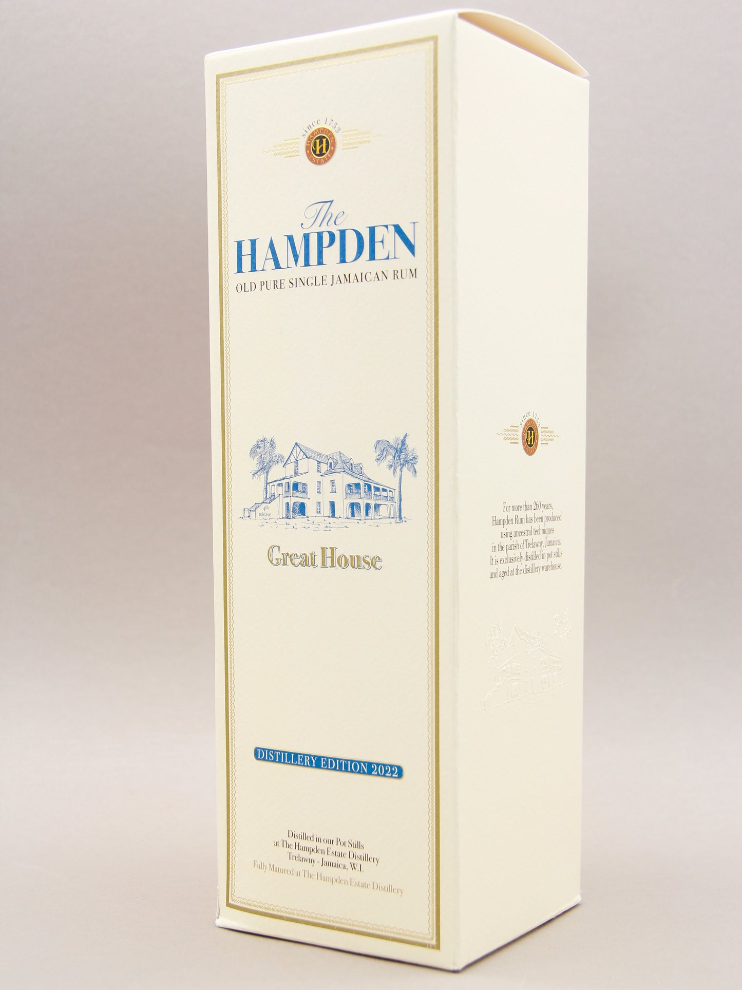 Hampden, Great House, Distillery Edition 2022, Old Pure Single Jamaican Rum (55%, 70cl)