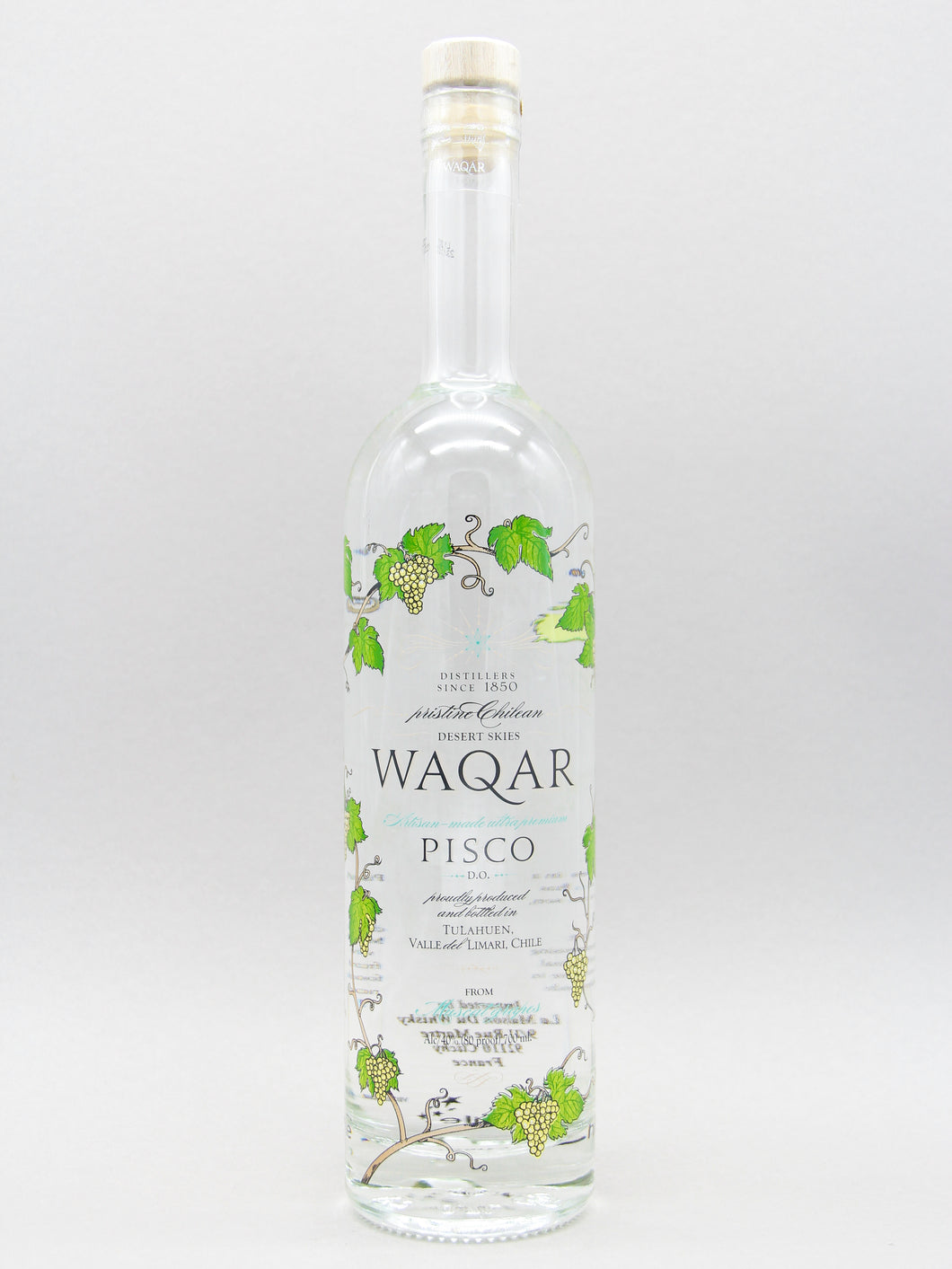 Pisco Waqar Muscat Grape, Chile (40%, 70cl)