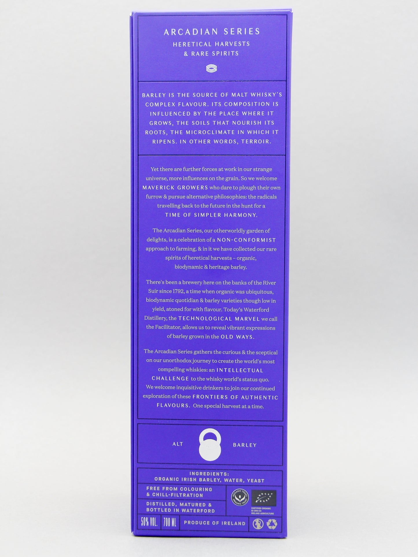 Waterford, Irish Single Malt Whiskey, Organic, Gaia 2.1 (50%, 70cl)