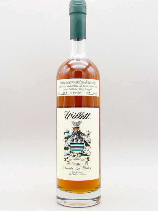 Willett Familly Estate 4 Years Rye Whiskey (55.4%, 70cl)