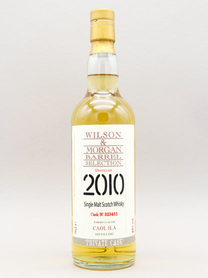 Wilson & Morgan, Caol Ila 2010, 1st Fill Bourbon Hhd Cask, Single Malt Scotch Whisky (48%, 70cl)