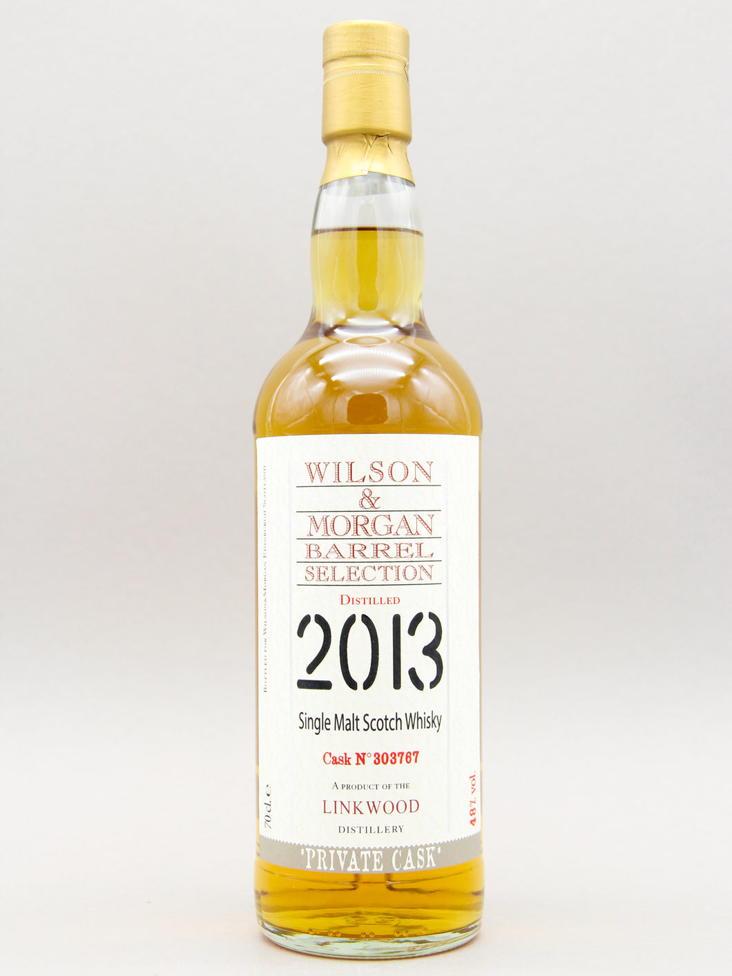 Wilson & Morgan, Linkwood 2013-21, Virgin Oak, Single Malt Scotch Whisky (48%, 70cl)