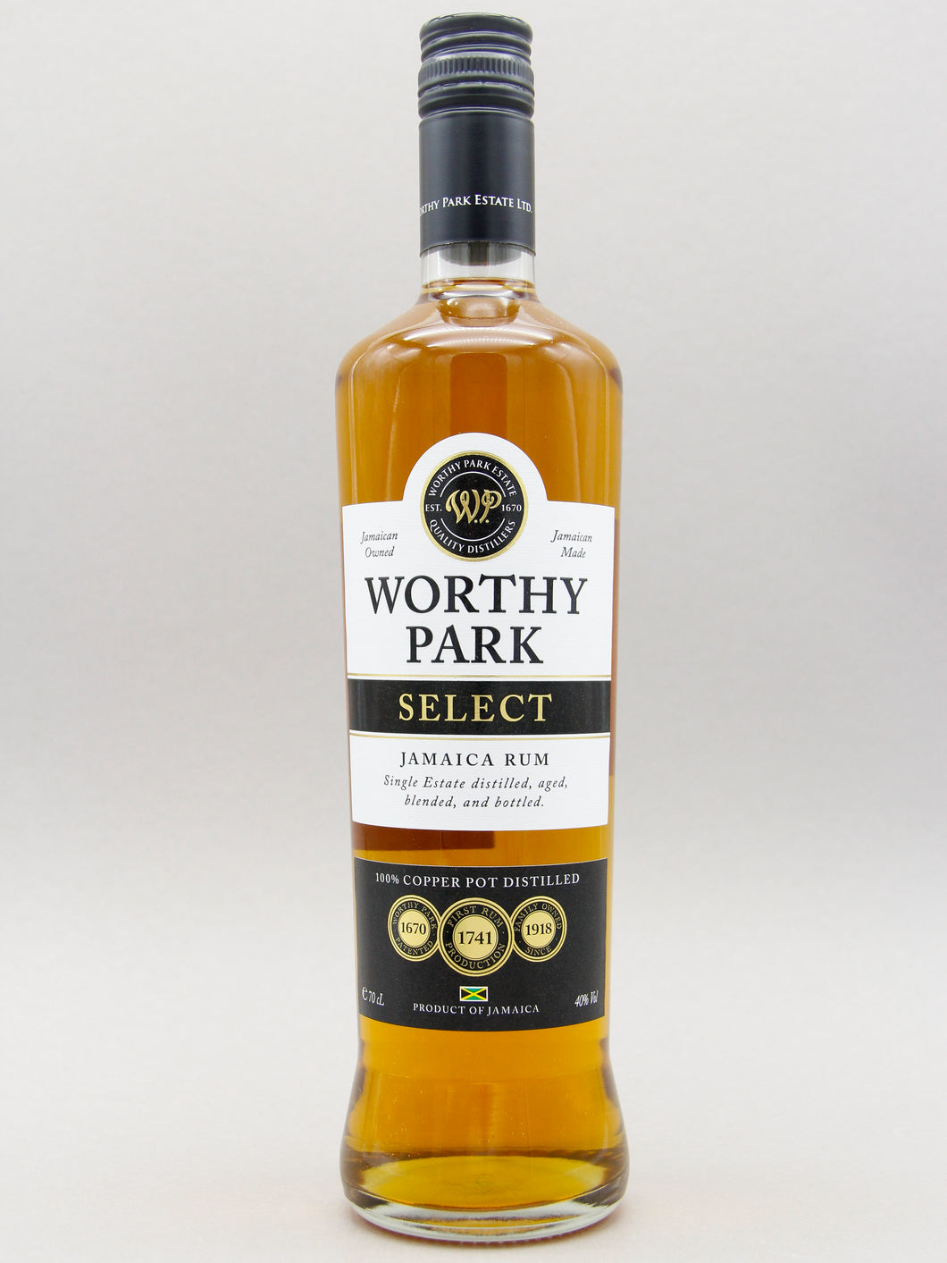 Worthy Park Select, Jamaica Rum (40%, 70cl)