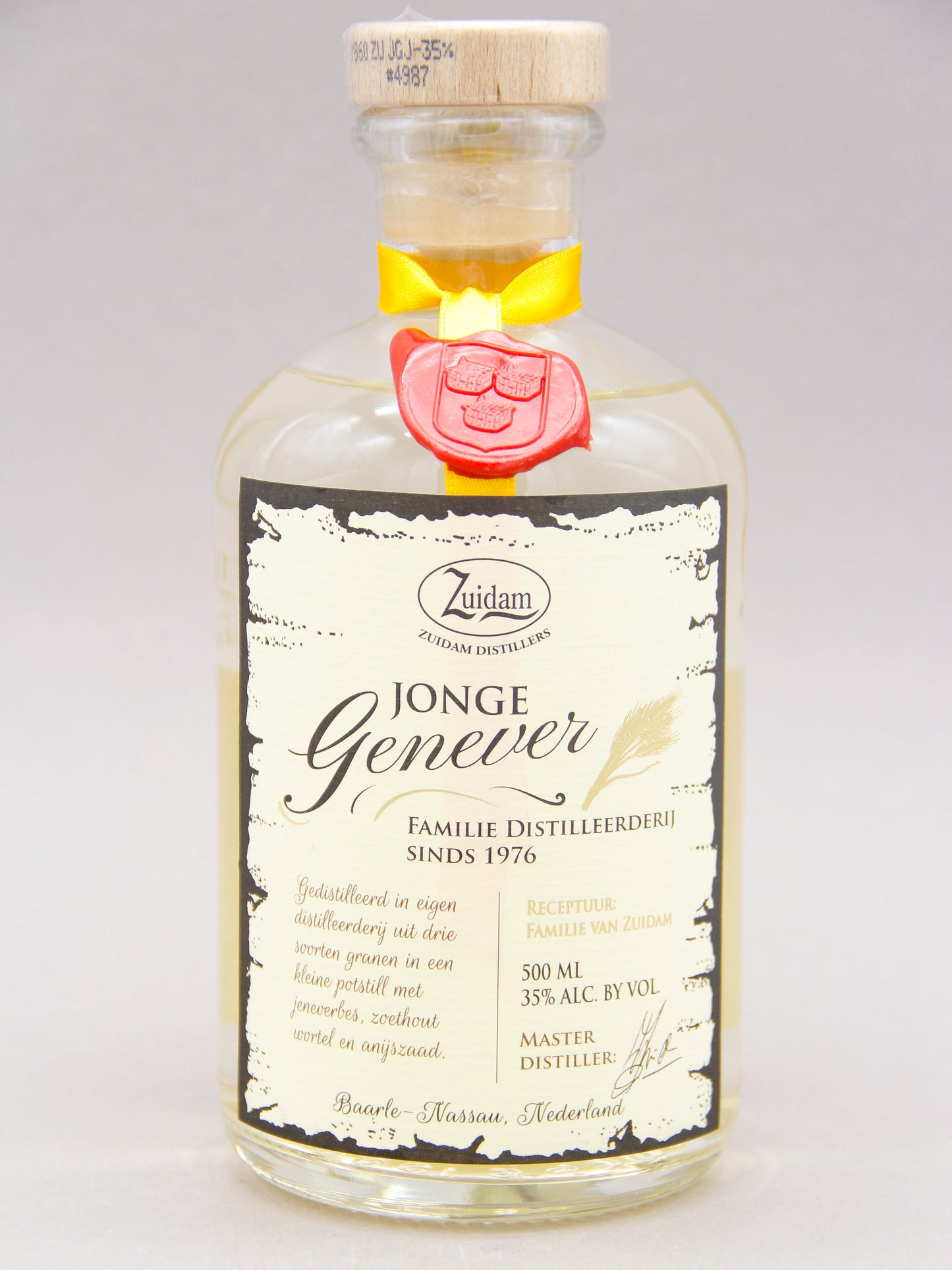 Zuidam Jonge Graan Genever (35%, 50cl)