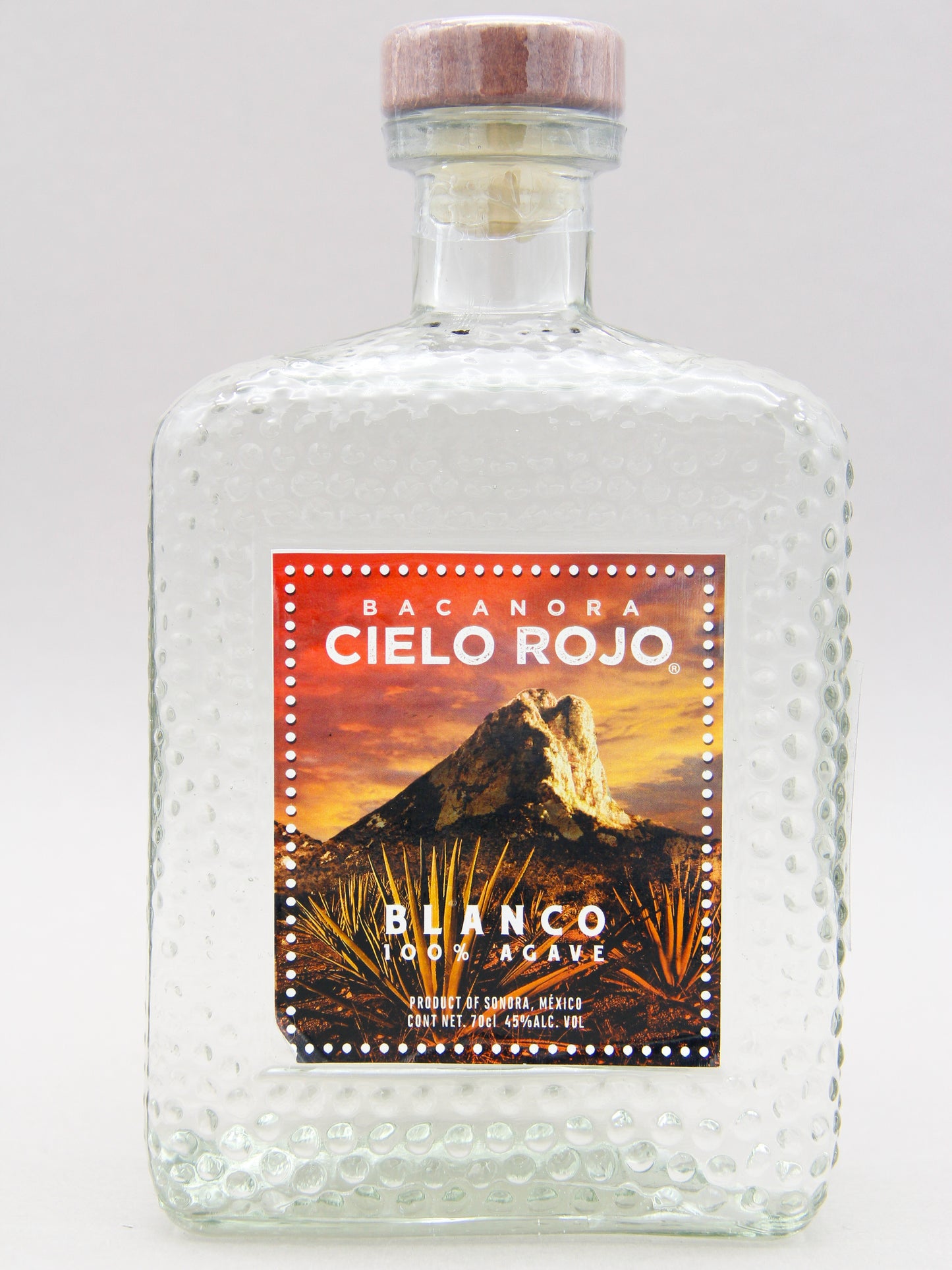 Cielo Rojo Blanco Bacanora, Lote 4 (45%, 70cl)