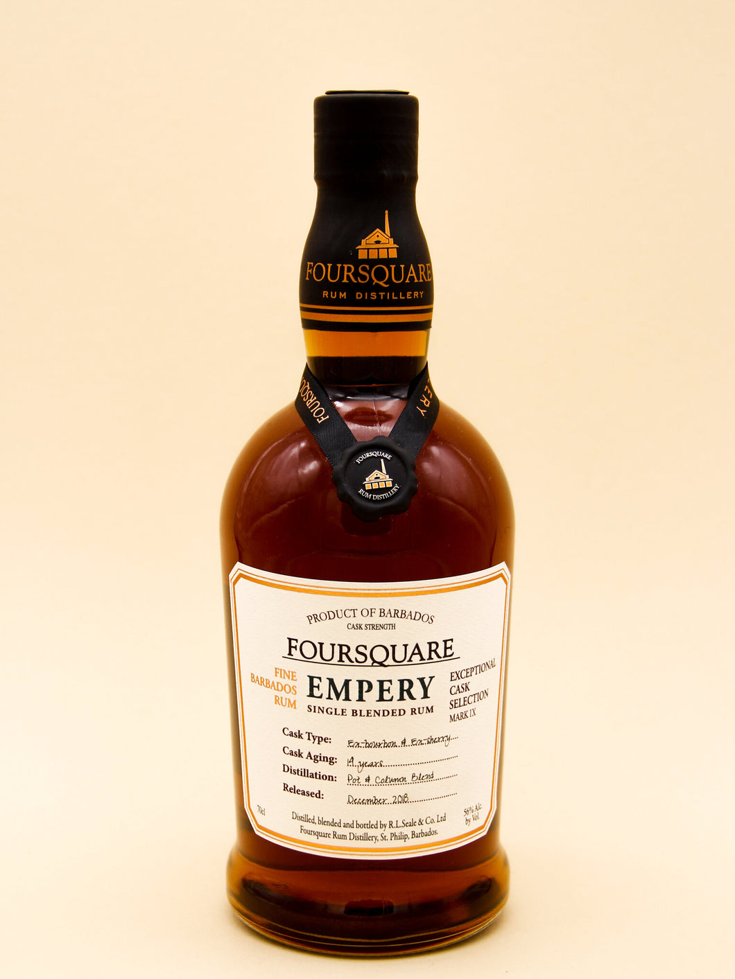 Foursquare Exceptional Cask Selection: Empery, Single Blended Rum, 14 Years, Barbados (56%, 70cl)