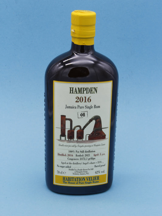 Habitation Velier, Hampden 2016, Jamaica Pure Single Rum (62%, 70cl)