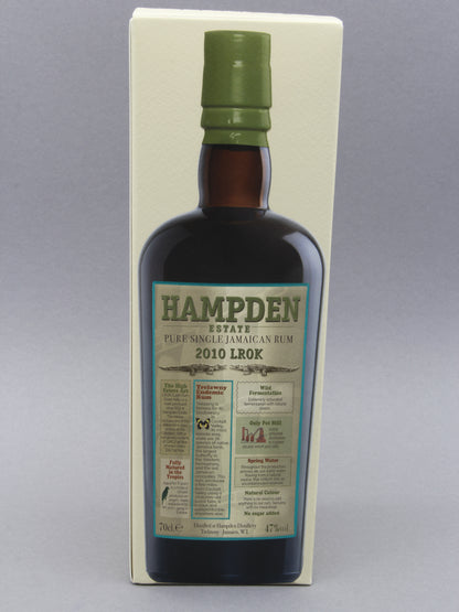 Velier, Hampden 2010 LROK, 11 Years, Pure Single Jamican Rum (47%, 70cl)