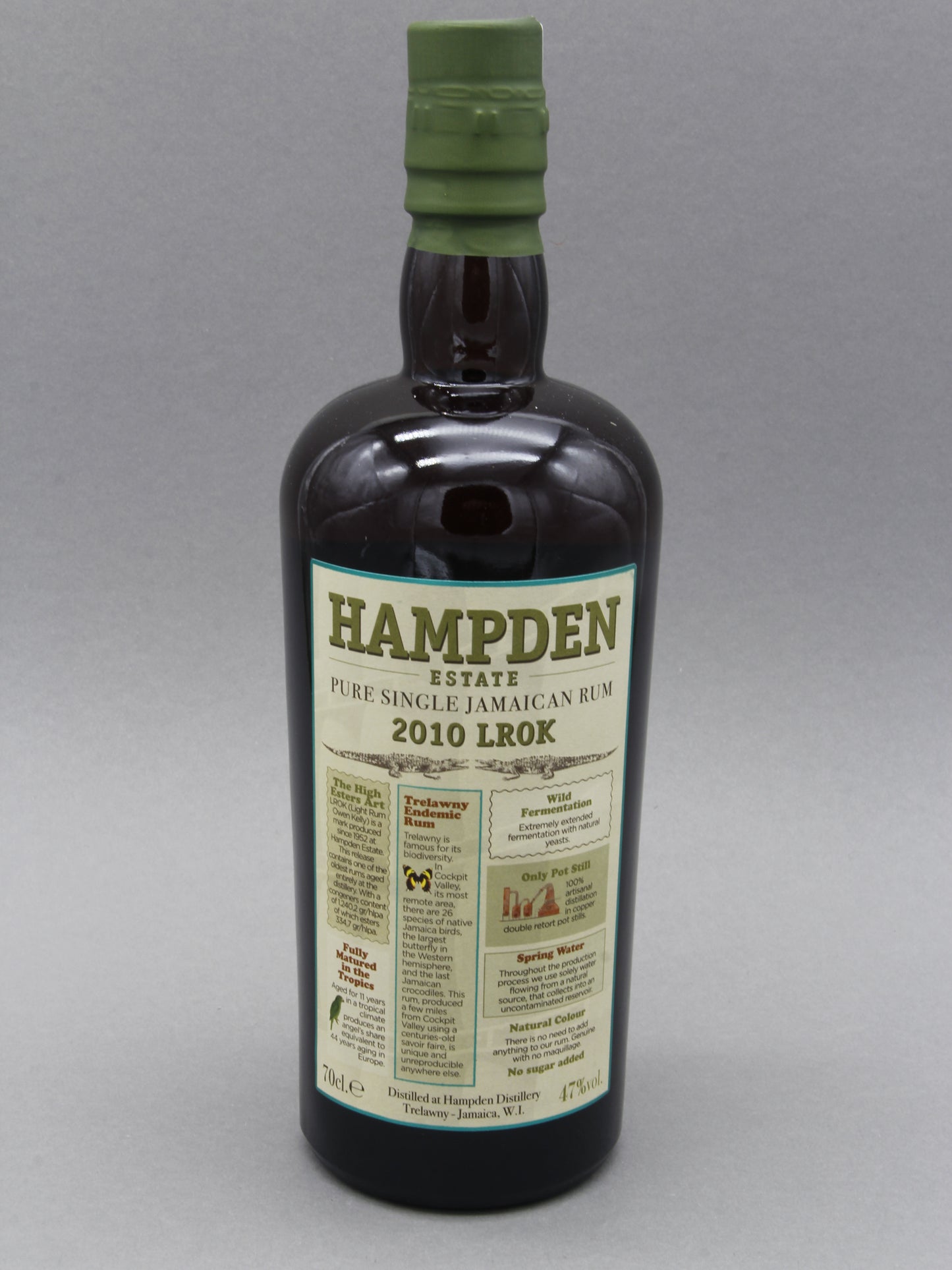 Velier, Hampden 2010 LROK, 11 Years, Pure Single Jamican Rum (47%, 70cl)