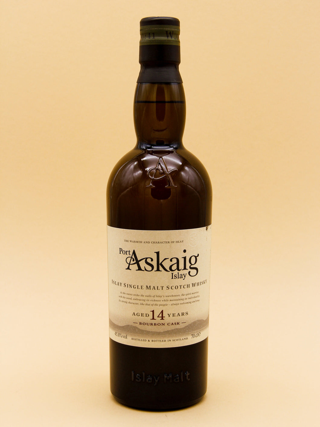 Port Askaig Aged 14 Years, Bourbon Cask, Islay Single Malt Scotch Whisky (45.8%, 70cl)